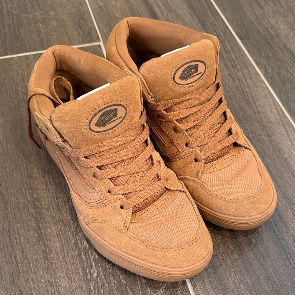 Vans Men's Brown High-Top Sneakers